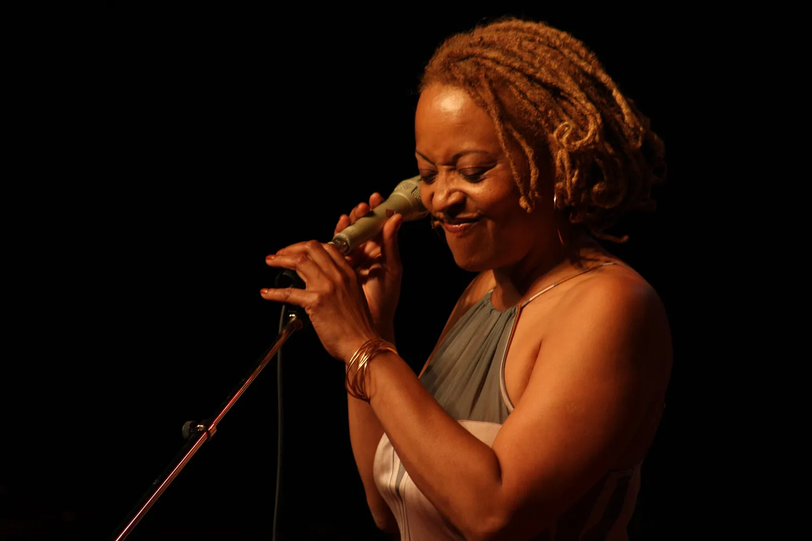 Arkivbild: Cassandra Wilson på scen