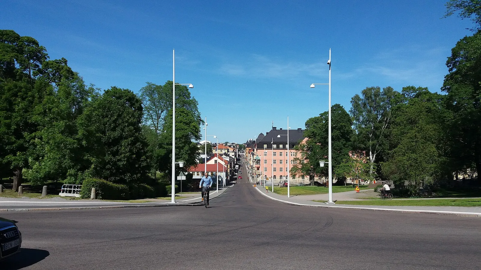 Drottninggatan i Uppsala, arkivbild
