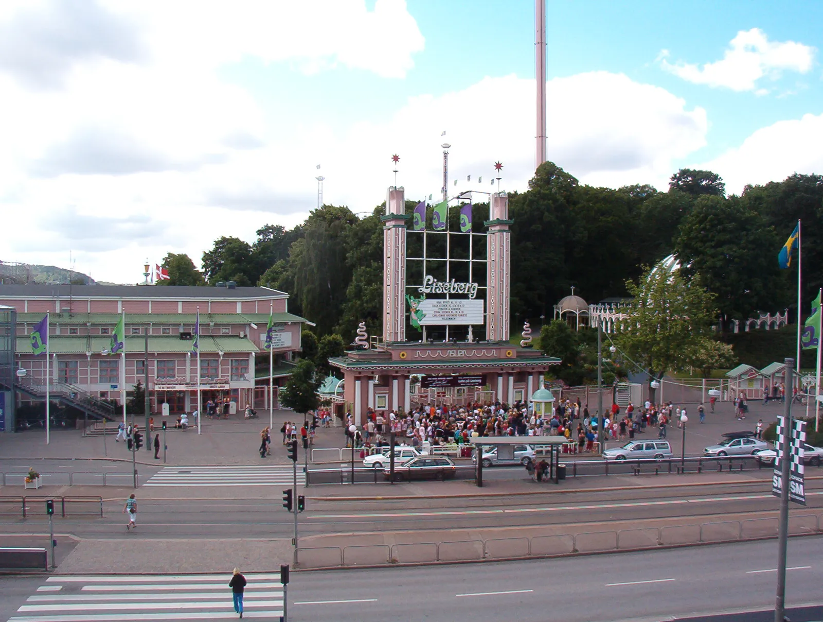 Entrén till nöjesparken Liseberg i Göteborg