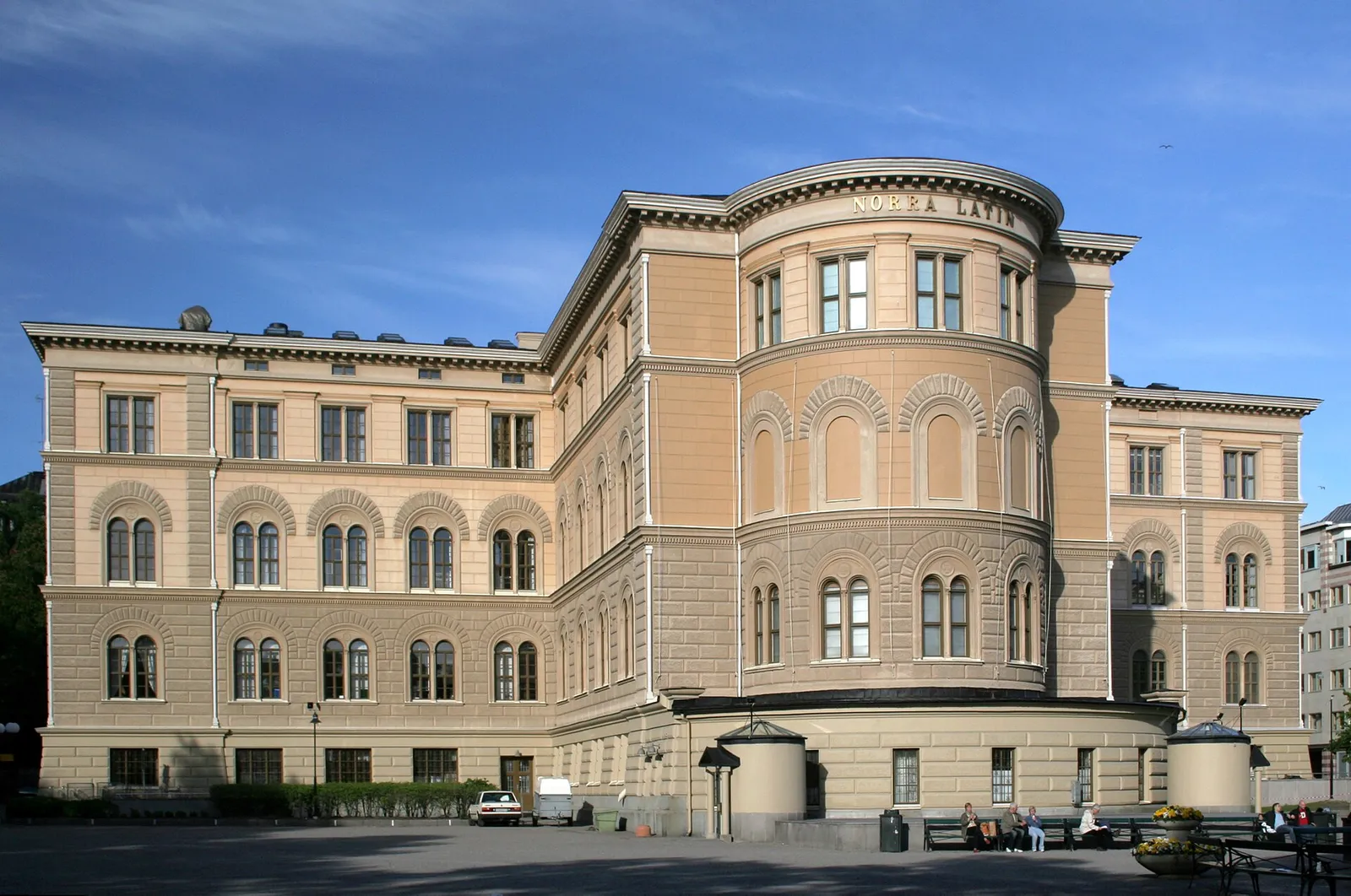 Arkivbild: Norra Latin, en äldre skolbyggnad i Stockholm