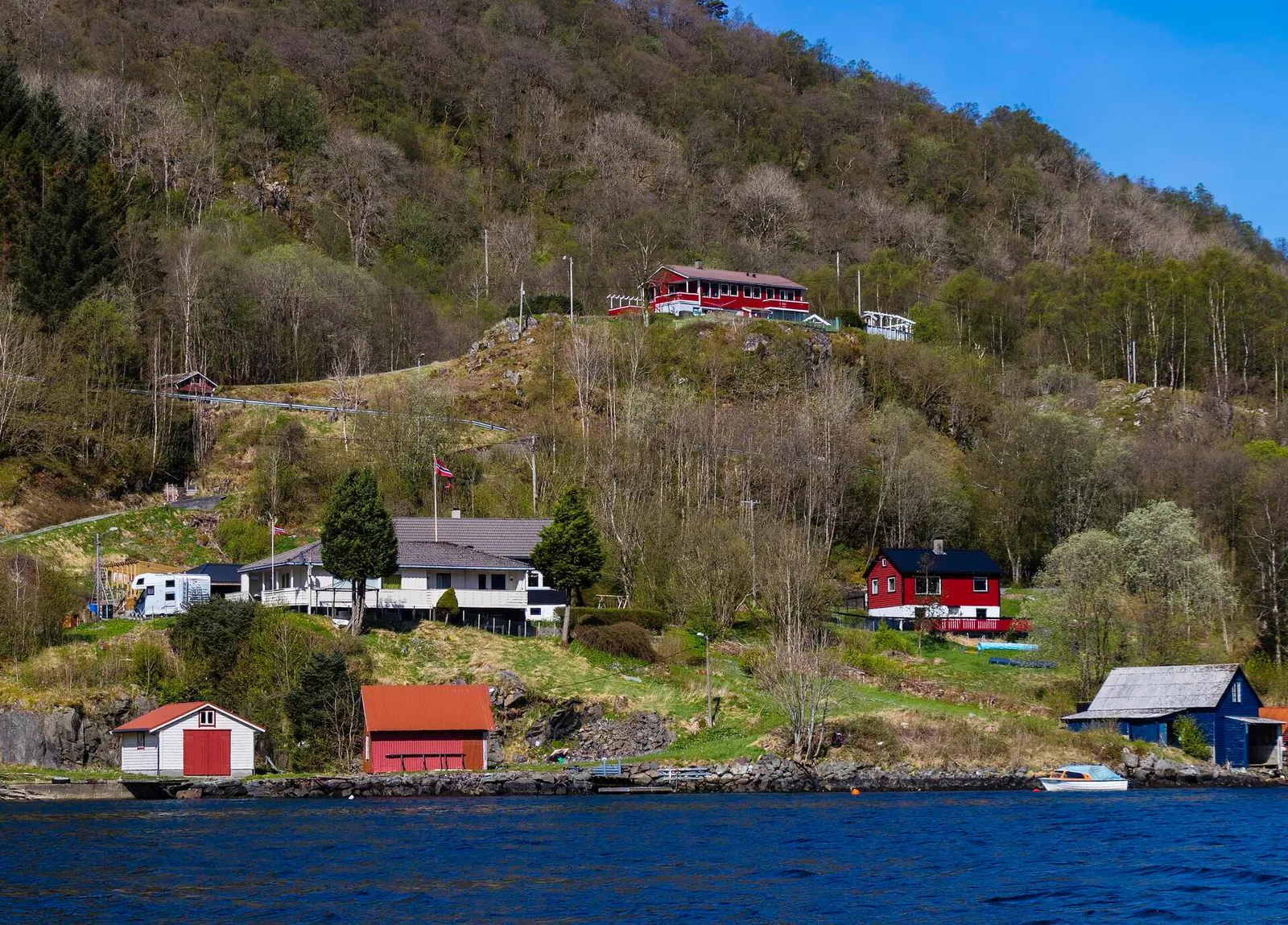 En småbåtshamn (genrebild)