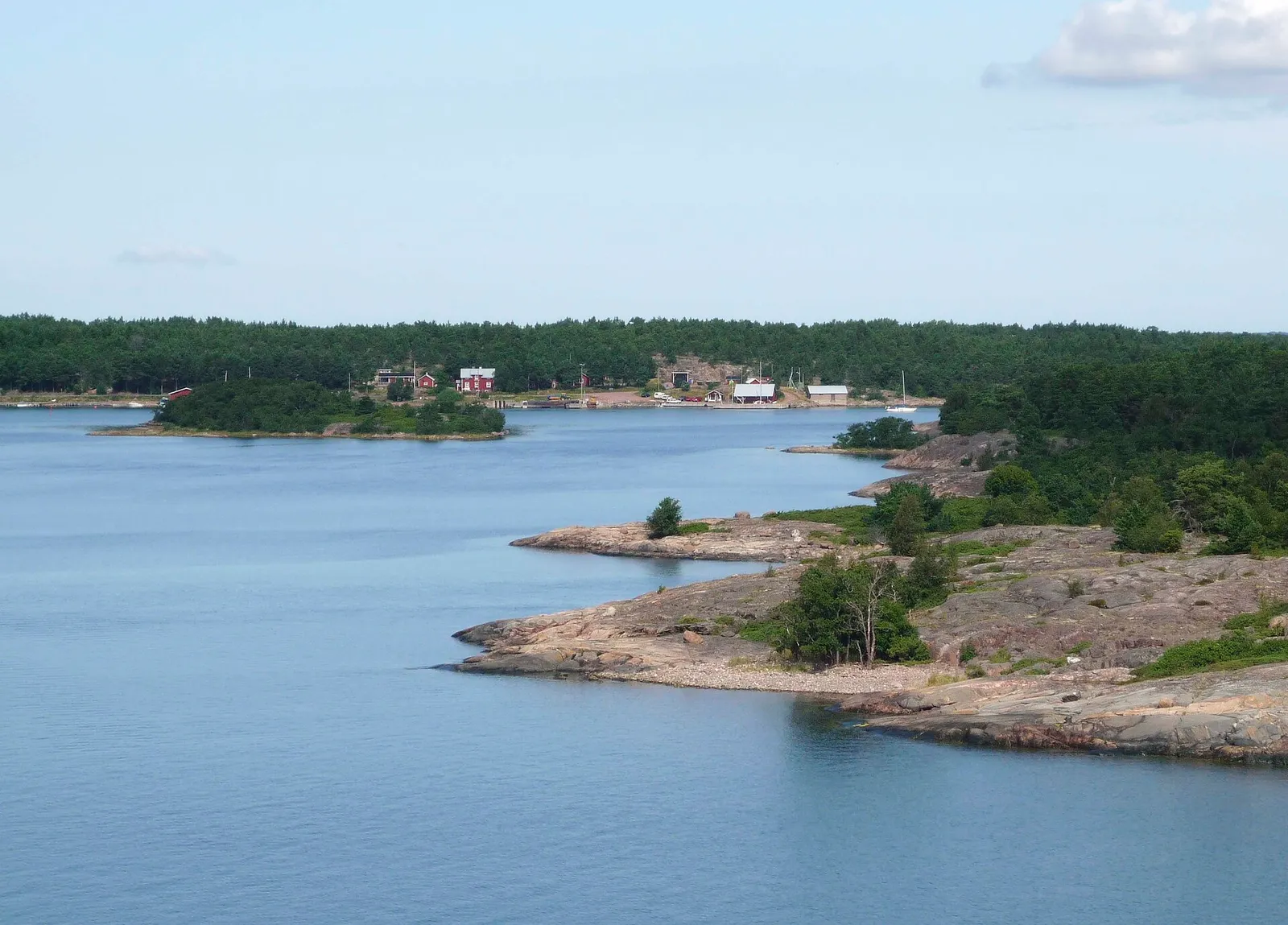 Vy över Åland (Sottunga, arkivbild)