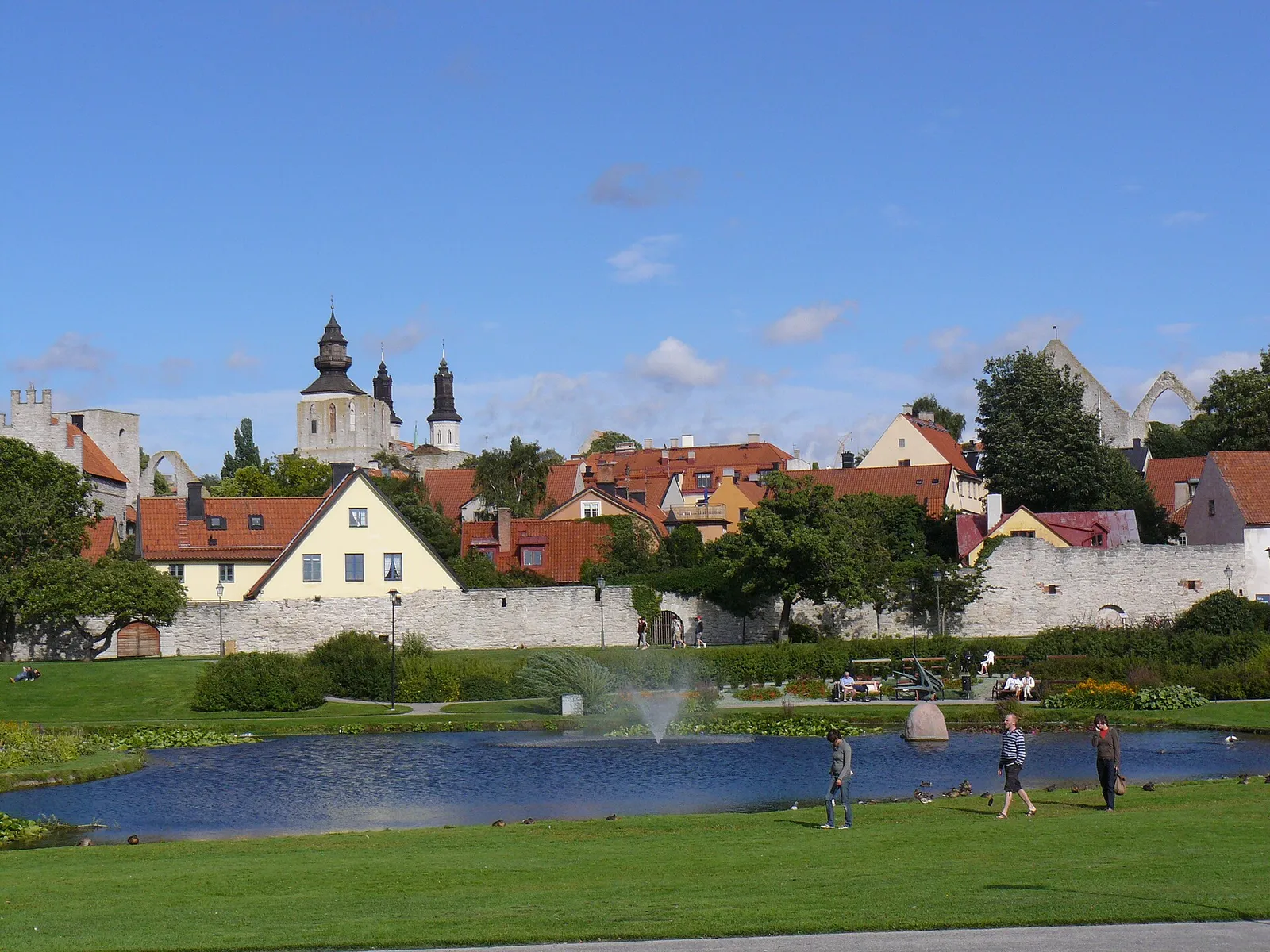 Visby på Gotland, där Almedalsveckan hålls varje sommar