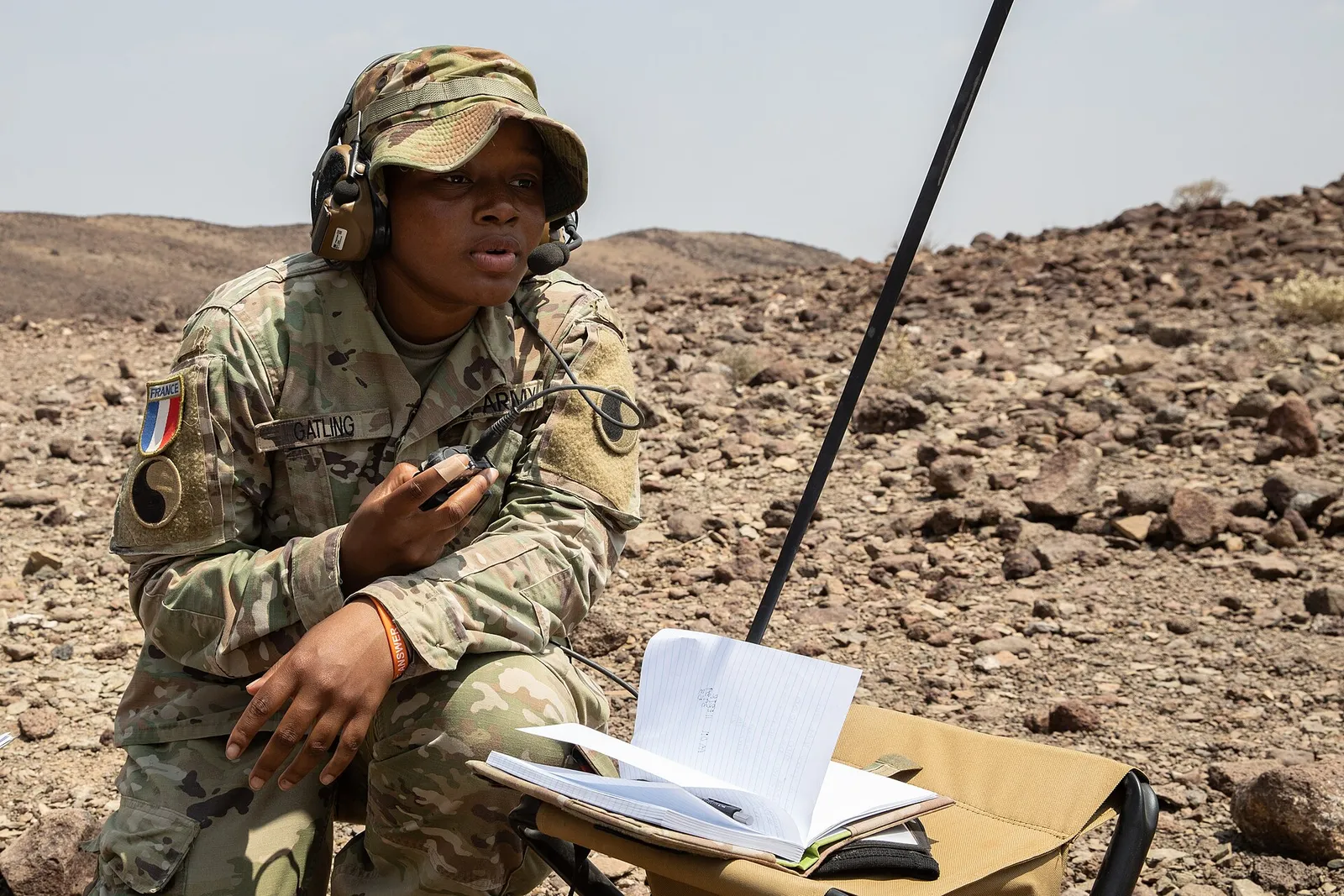 Franska soldater under en militärövning