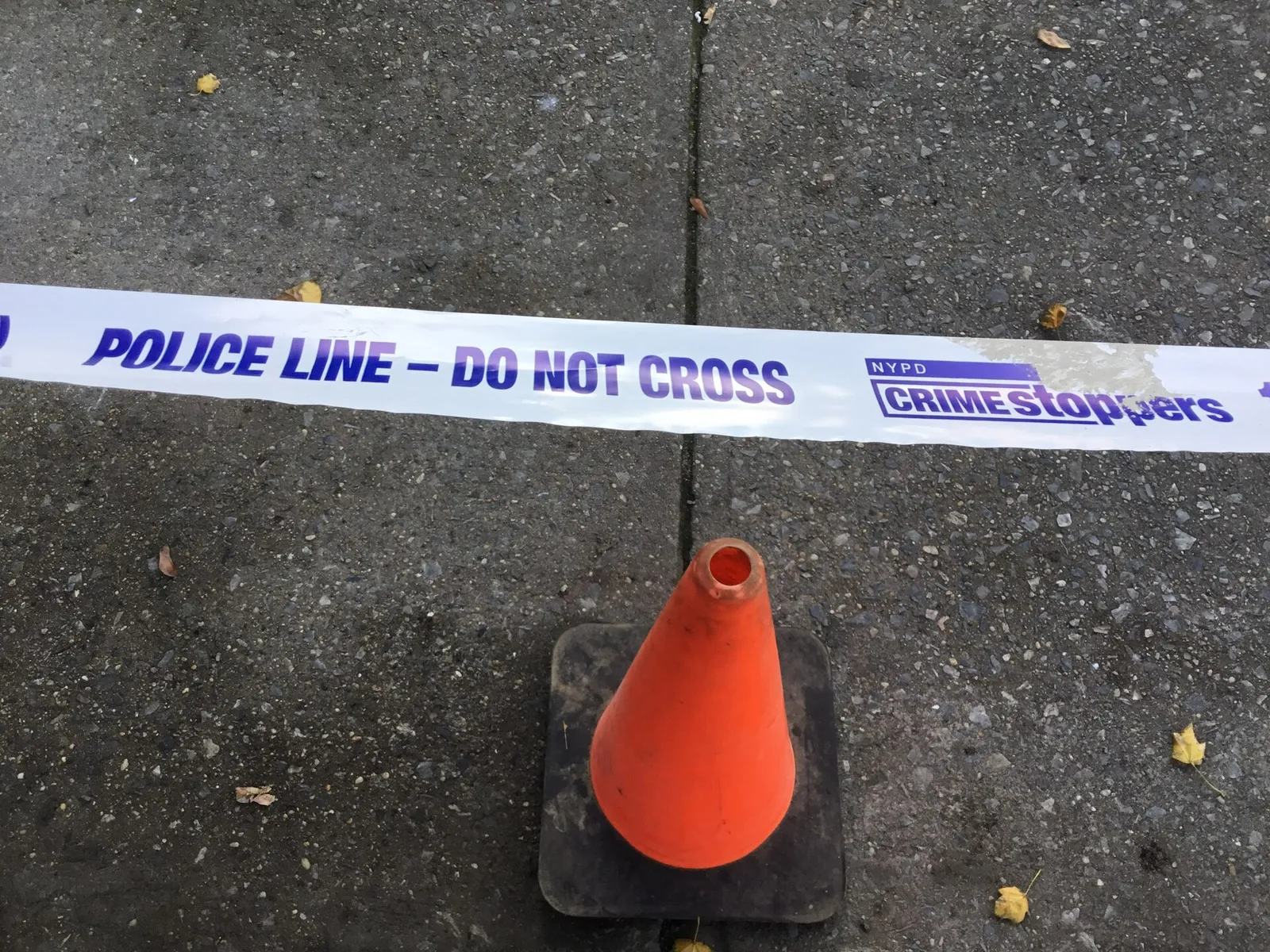 Polisens avspärrningsband vid en brottsplats (genrebild)