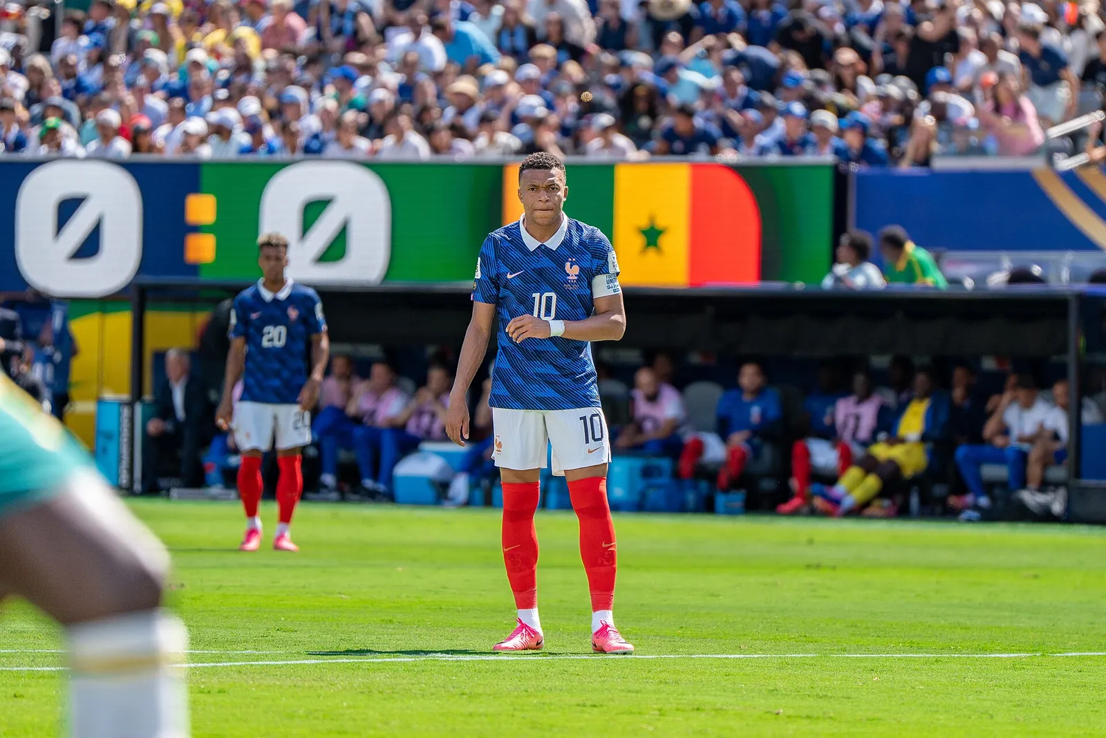 Kylian Mbappé i Frankrikes landslagströja under VM 2026