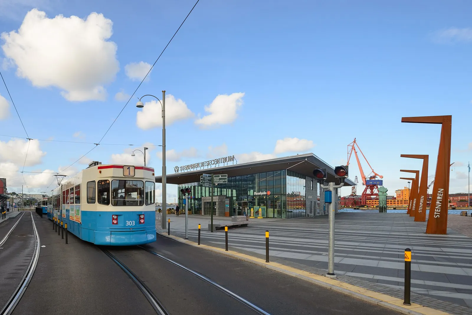 Stenpiren vid Göta älv i centrala Göteborg
