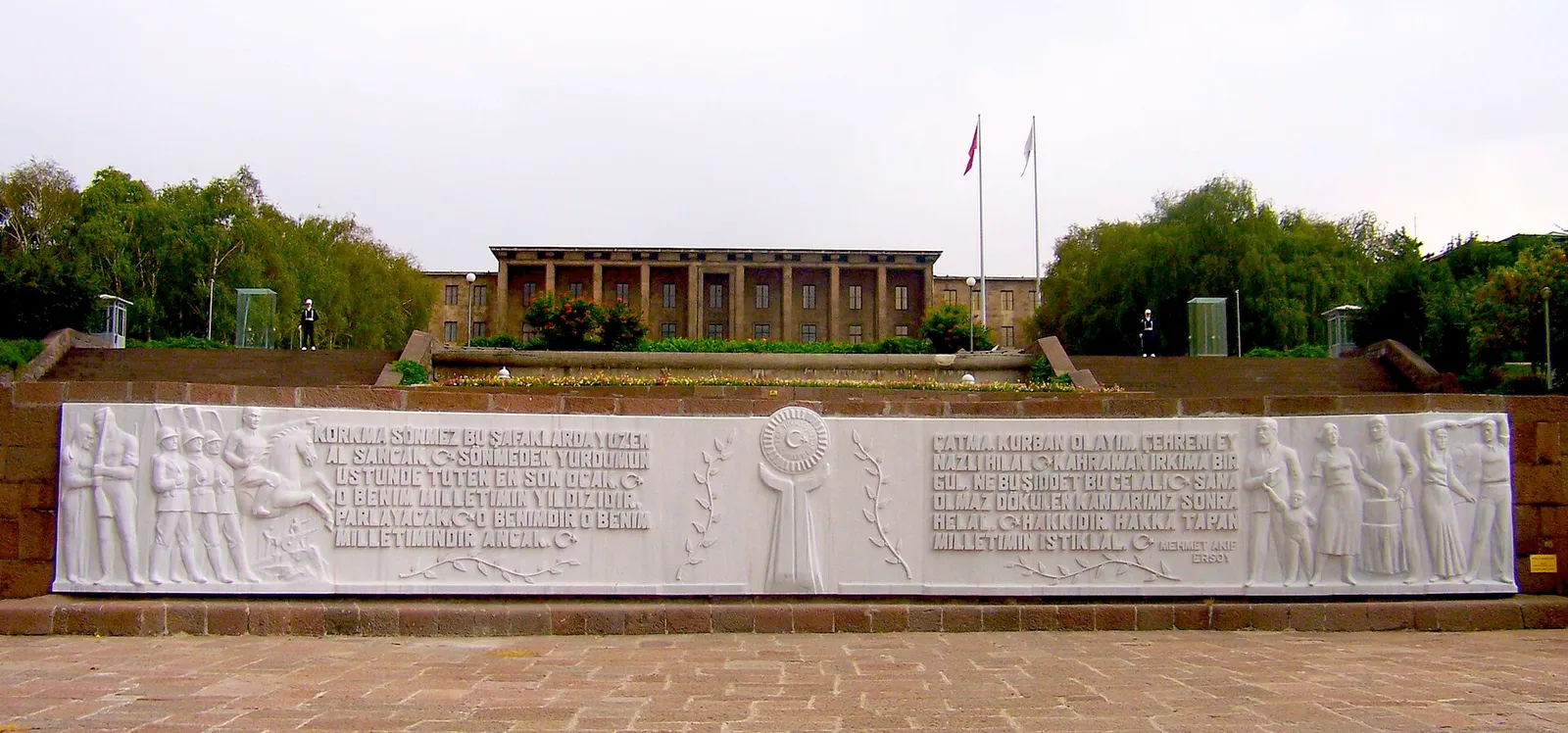 Turkiets parlamentsbyggnad i Ankara