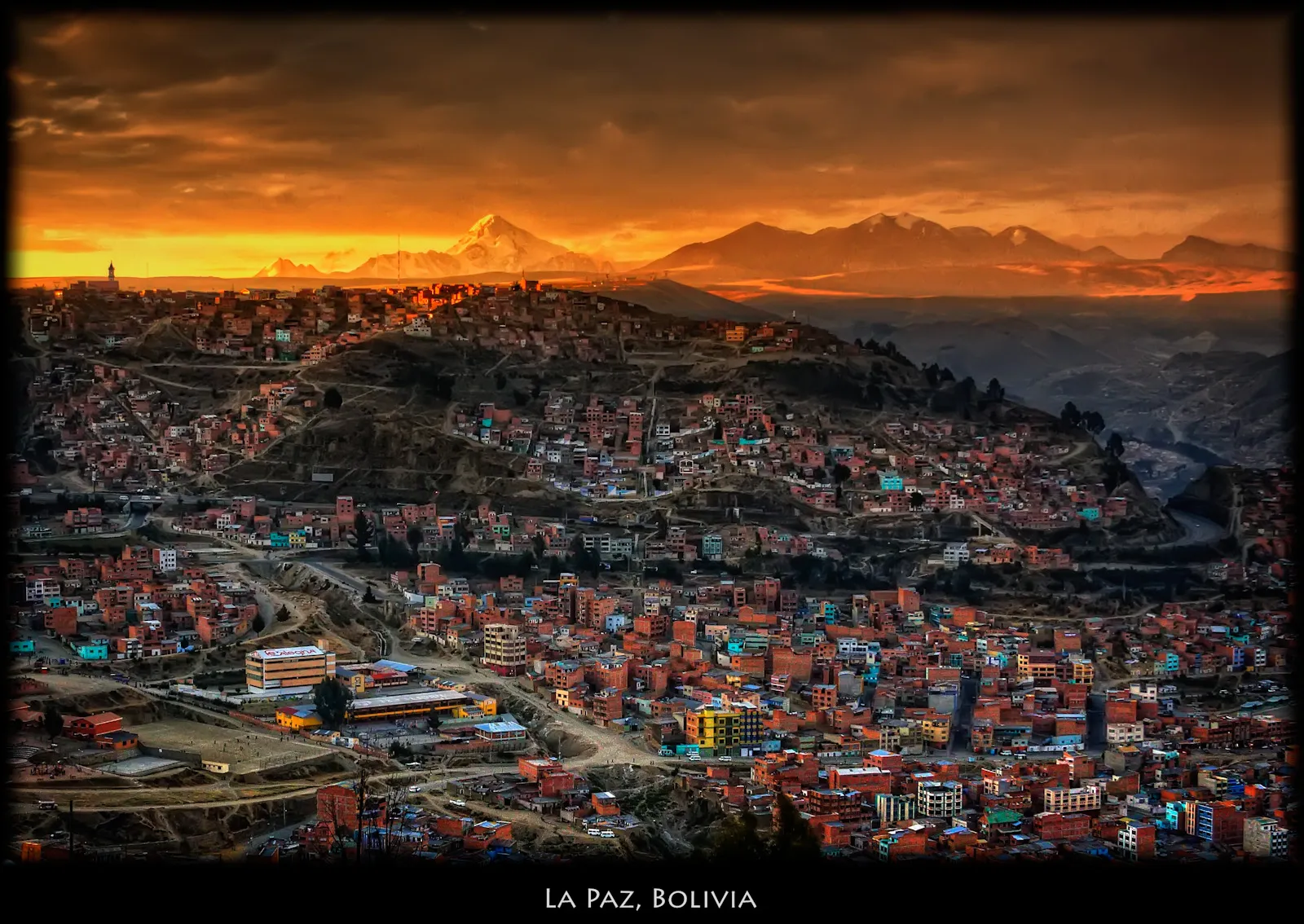Arkivbild: La Paz i Bolivia