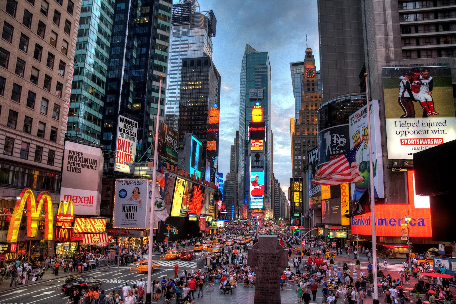 Times Square i New York (arkivbild)