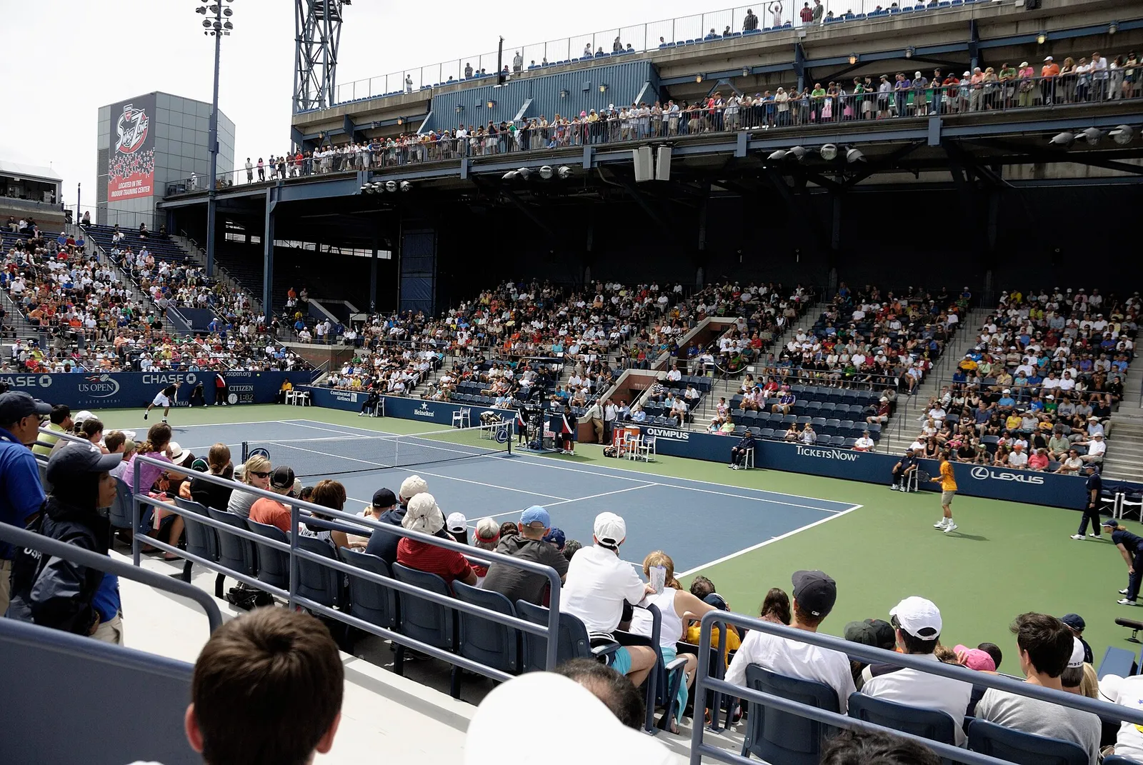 Arkivbild: en bana i tennisanläggningen i Flushing Meadows.