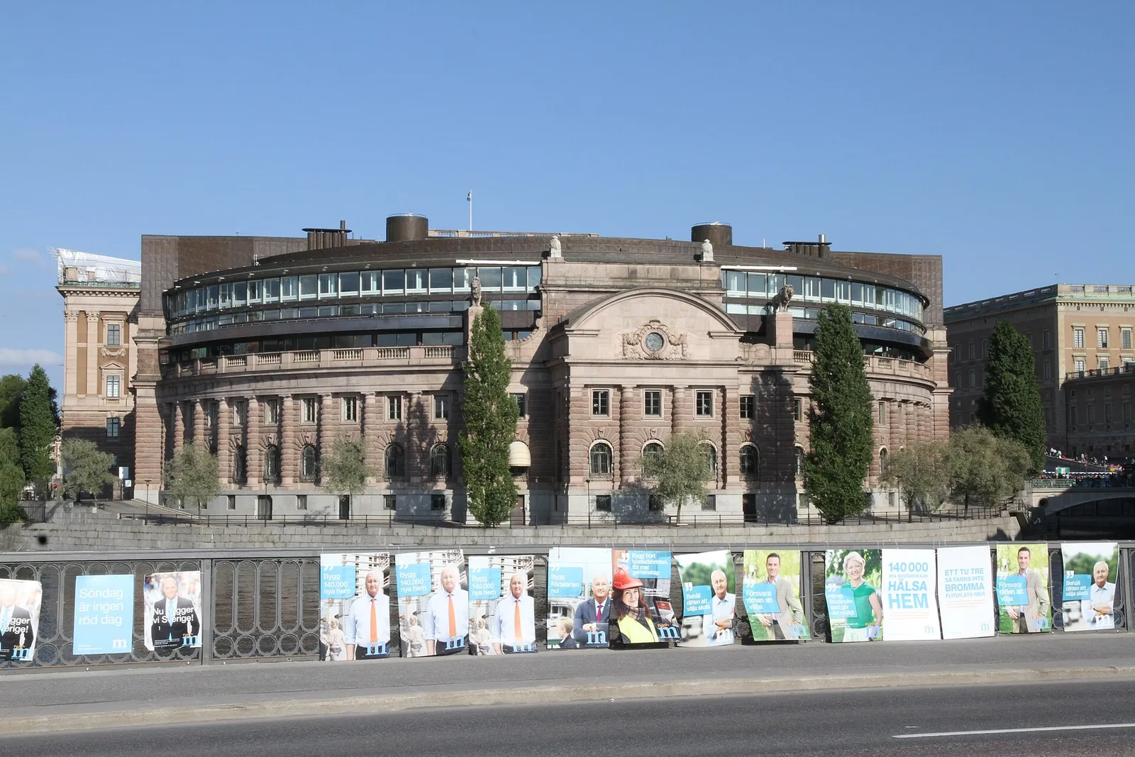 Arkivbild: valrörelse i Stockholm.