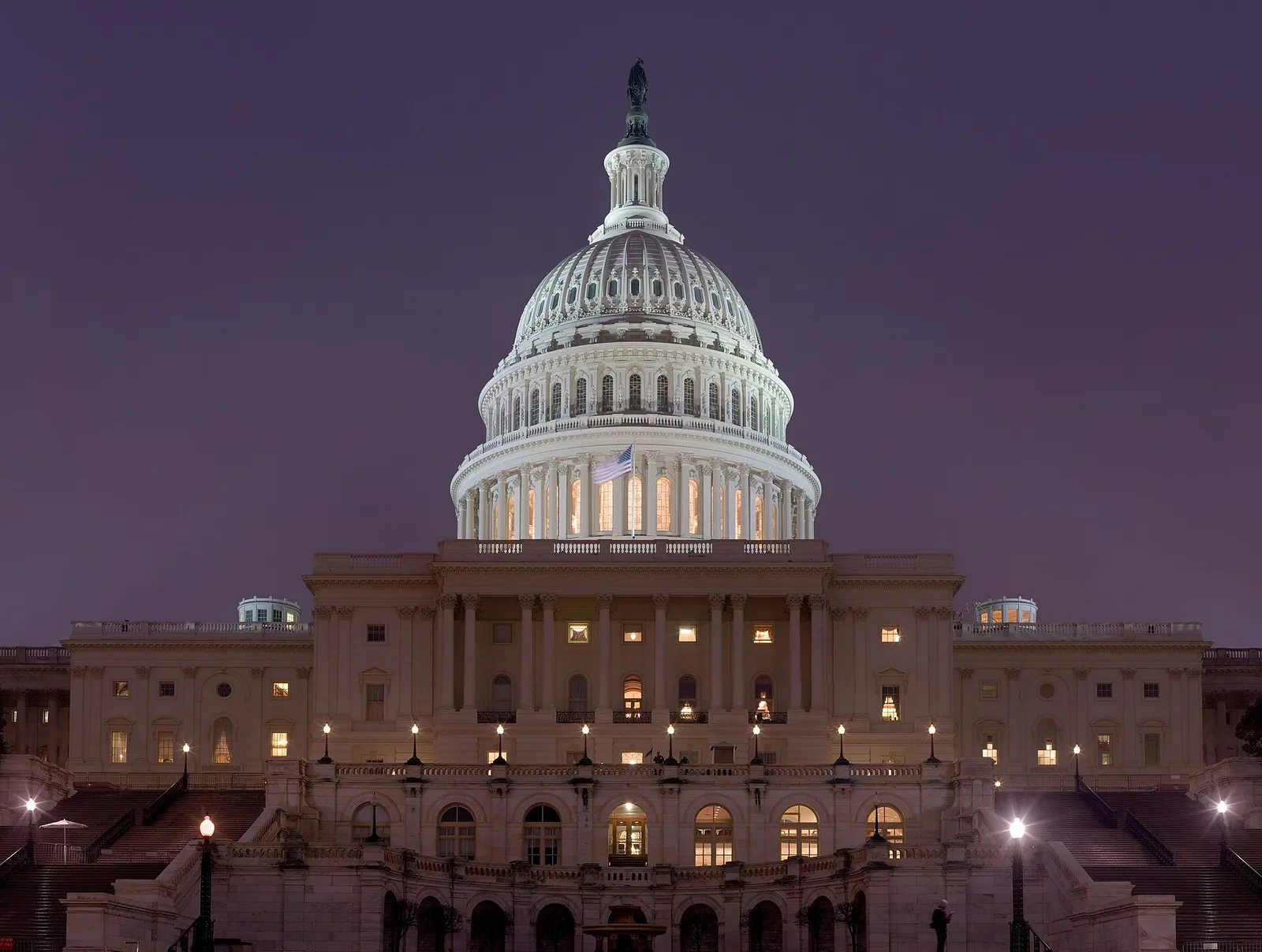 USA:s kongressbyggnad (Capitolium) i Washington