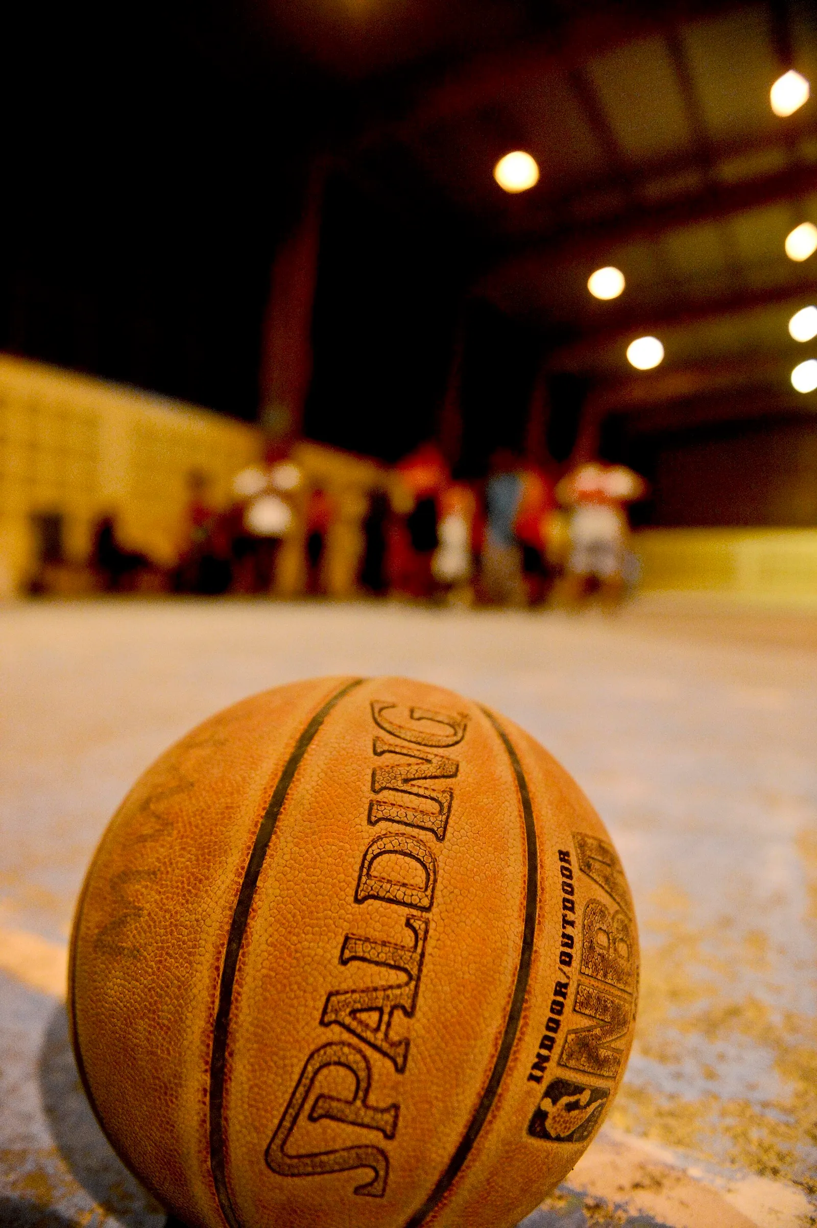 Arkivbild: en basketmatch.