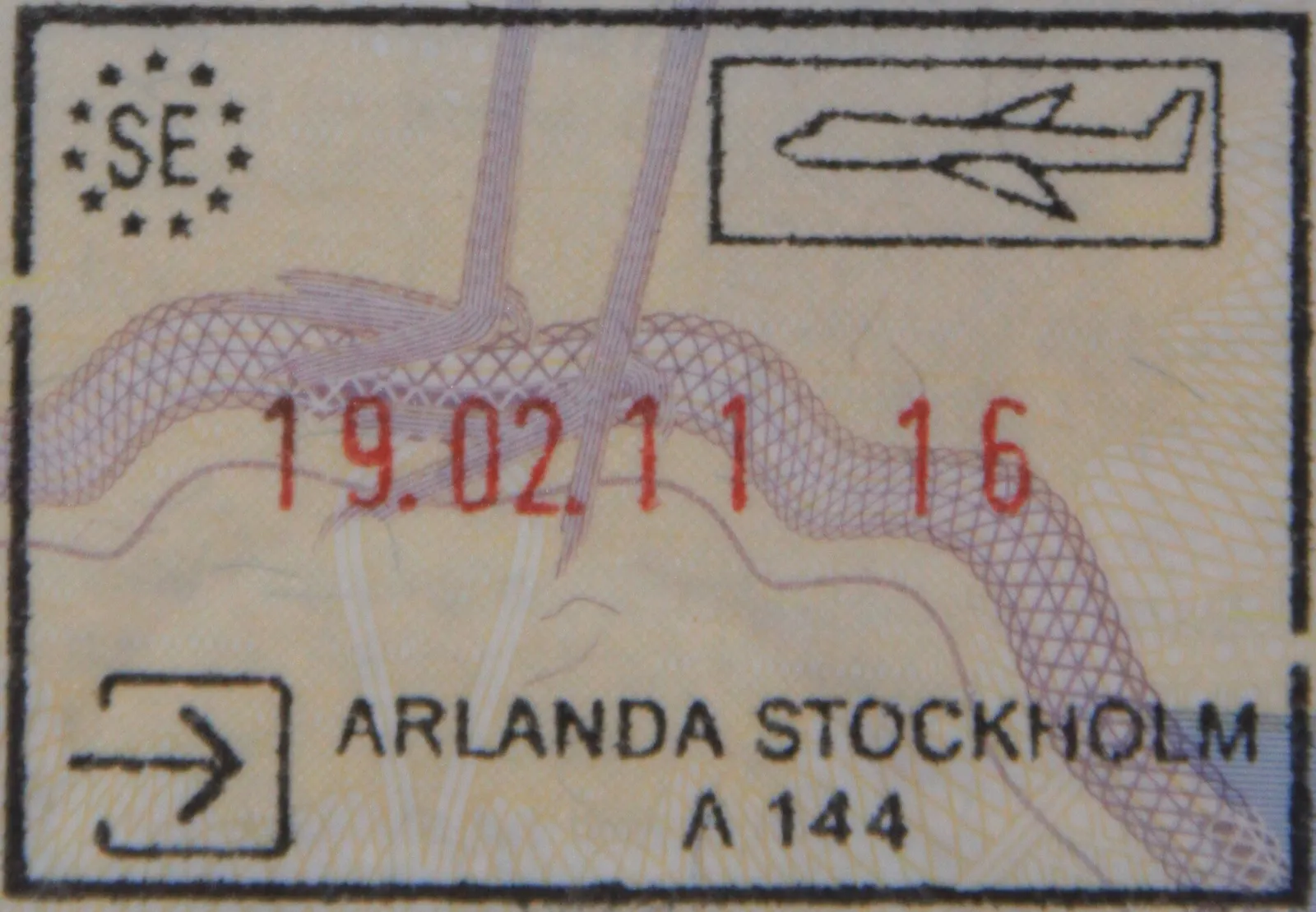 Passtämpel (genrebild)