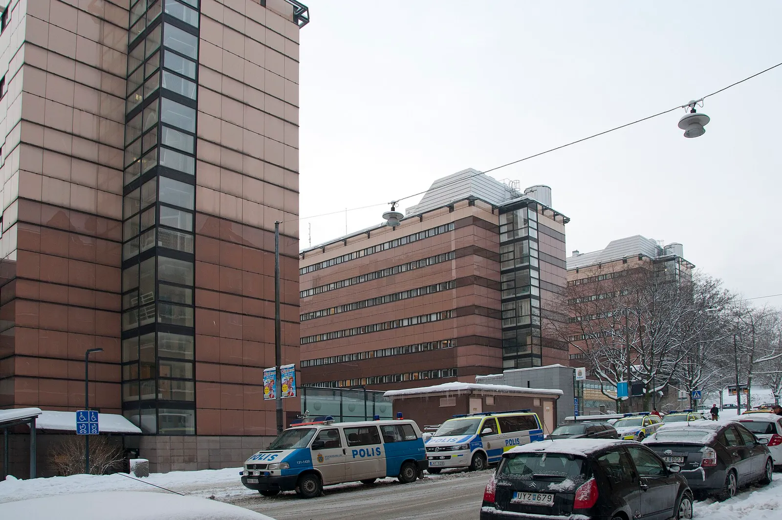 Kronobergshäktet på Kungsholmen i Stockholm sett från Kungsholmsgatan