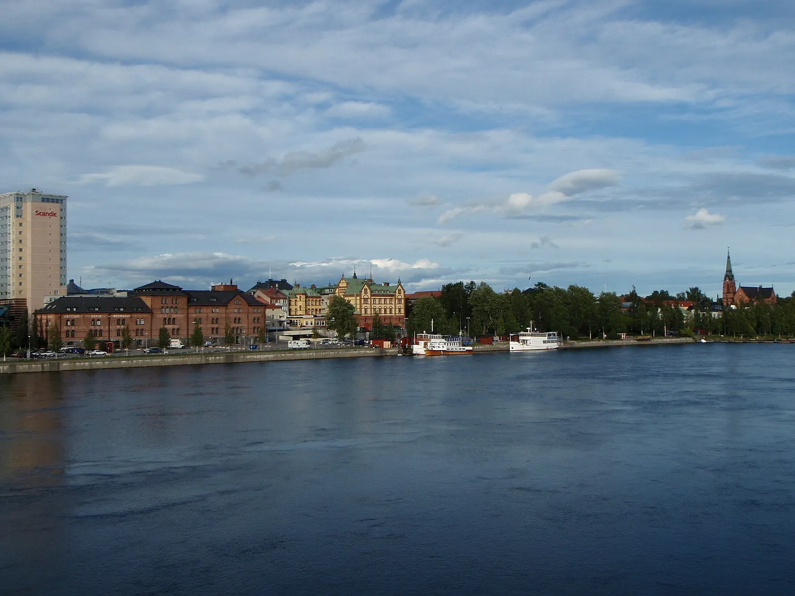 Vy över centrala Umeå (arkivbild)