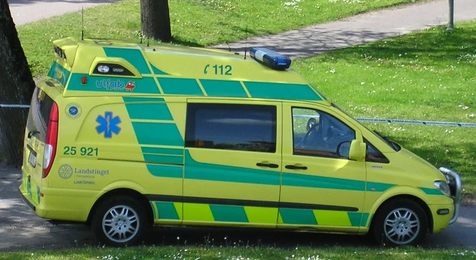 En svensk ambulans (arkivbild)