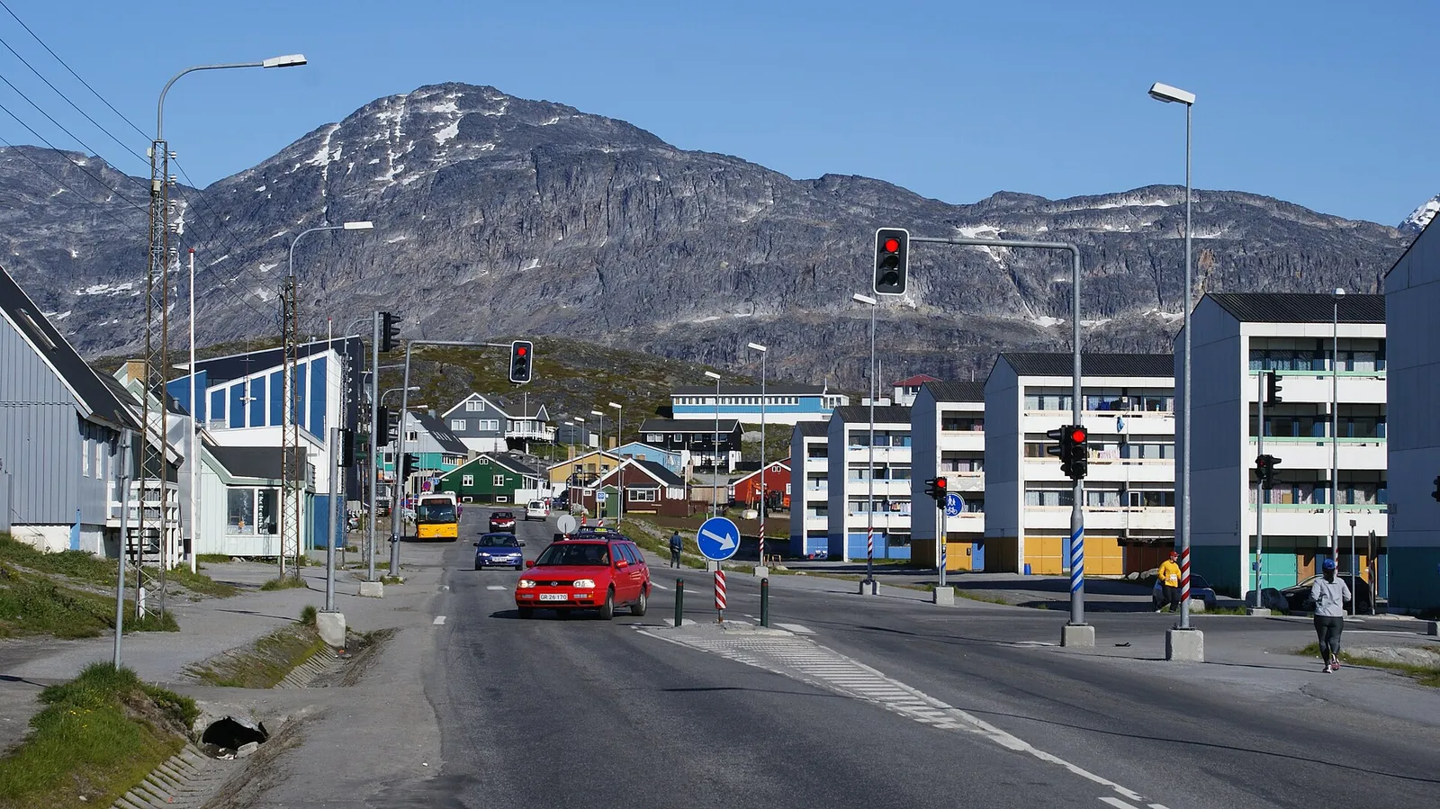 Arkivbild: centrala Nuuk på Grönland