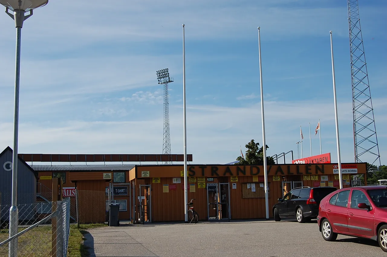 Strandvallen, Mjällby AIF:s hemmaarena (arkivbild)