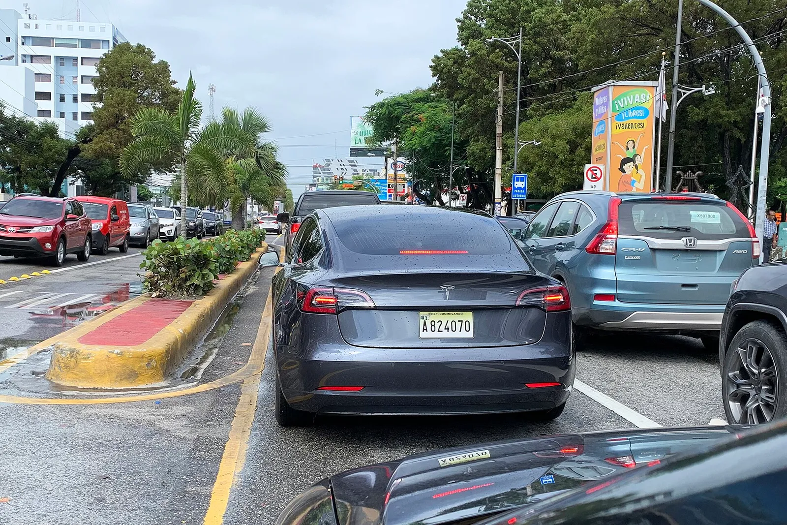 En Tesla-bil