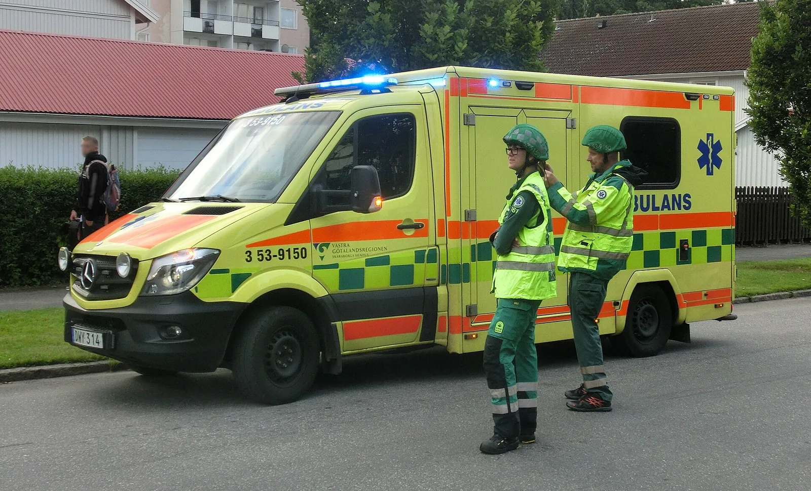 Arkivbild: svensk ambulans